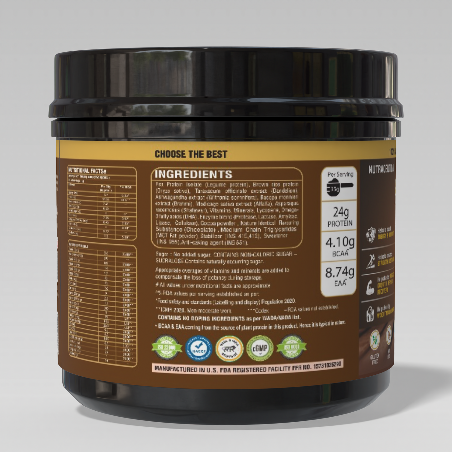 Herboteen Plant Powered Daily Nutrition Drink - Chocolate