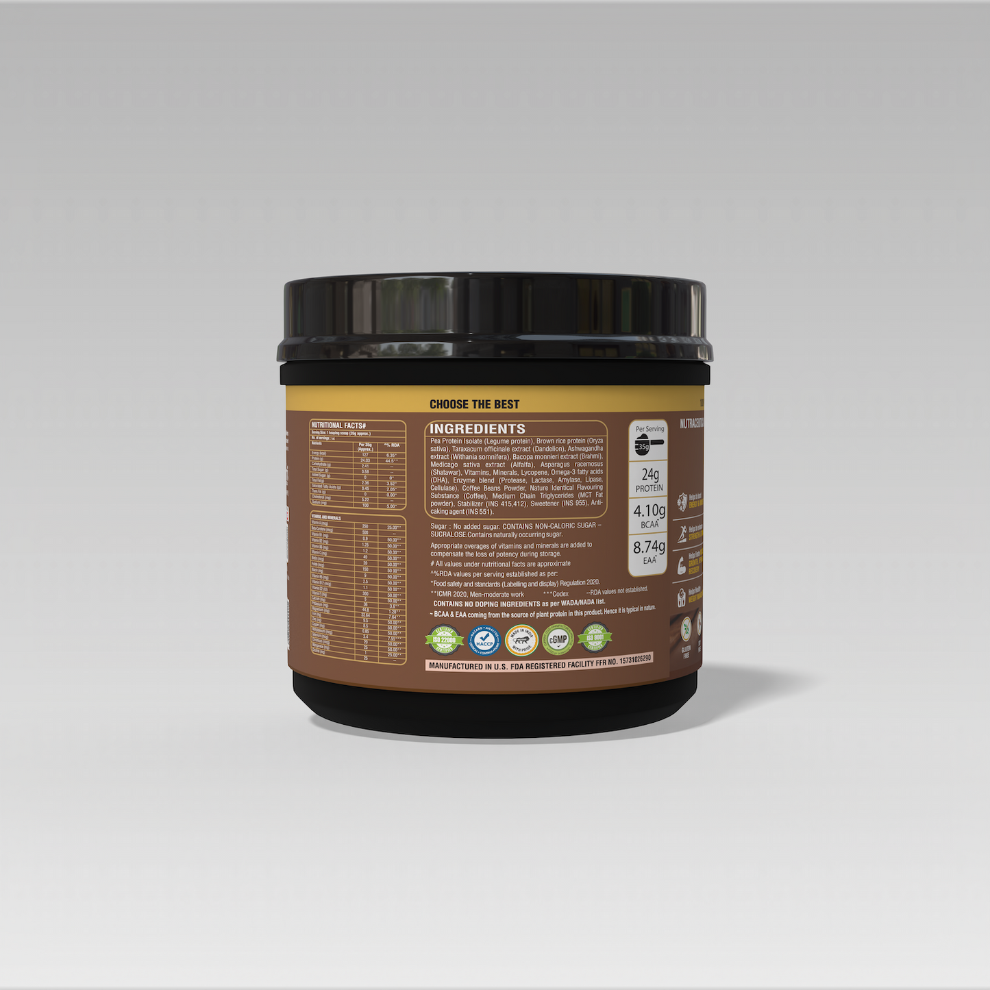 Herboteen Plant Powered Daily Nutrition Drink - Coffee