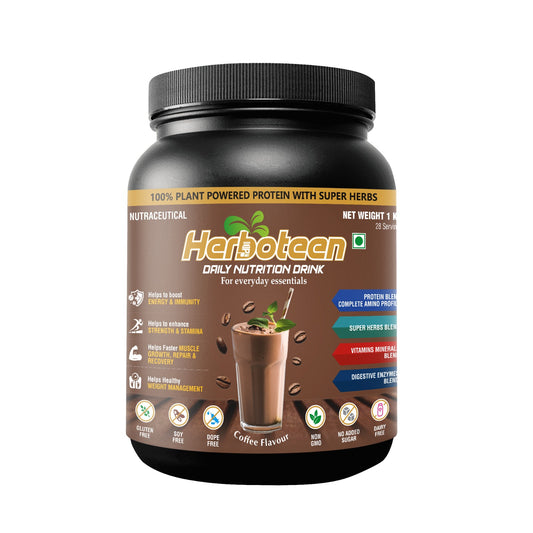 Herboteen Plant Powered Daily Nutrition Drink - Coffee