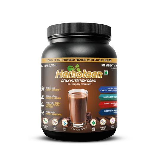 Herboteen Plant Powered Daily Nutrition Drink - Chocolate